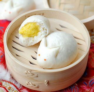 Pão com creme de ovo (3uni.)