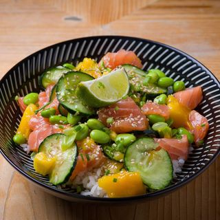 Poke "Bye Bye Summer Salmon"