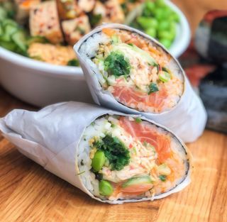Chicken Teryaki Burrito