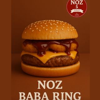 NOZ BABA RING / ONION BBQ BURGER / HAMBURGUESA BBQ CON CEBOLLA