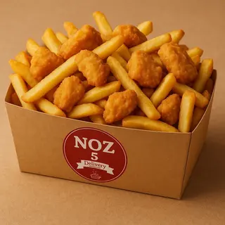 FRITAS COM NUGGETS | FRIES WITH NUGGETS | PATATAS CON NUGGETS