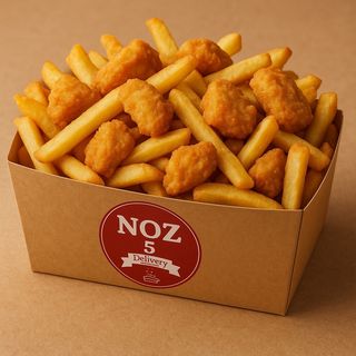 FRITAS COM NUGGETS | FRIES WITH NUGGETS | PATATAS CON NUGGETS