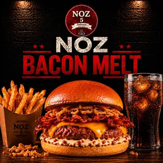 MENU NOZ BACON MELT