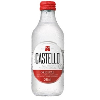 Água com gás castello 25cl
