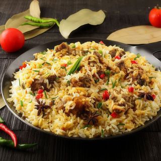 mutton fried rice