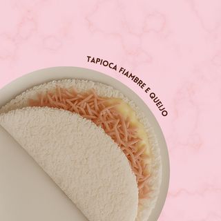 Tapioca fiambre e queijo