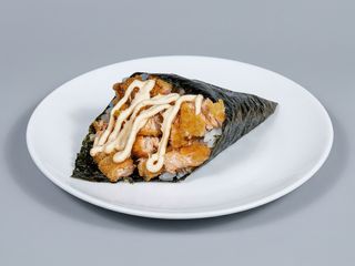 Temaki de Salmão Crispy