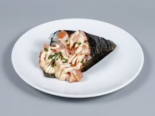 Temaki de Salmão Braseado