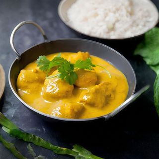 Chicken korma Como Rice