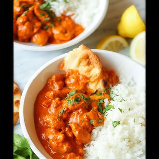 Chicken Tikka Masala Com Rice 