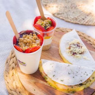 Tapioca com Açaí Médio