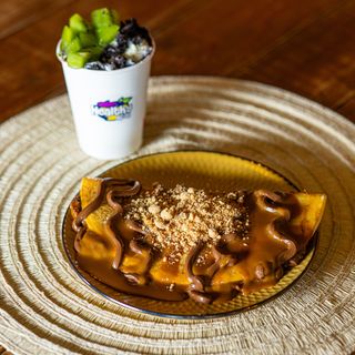 Tapioca com Açaí Pequeno