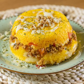 Cuscuz Carne picada cremosa