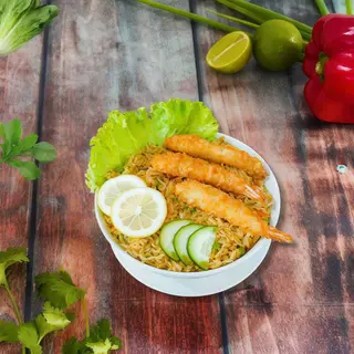 Arroz Thai Tempura Camarão