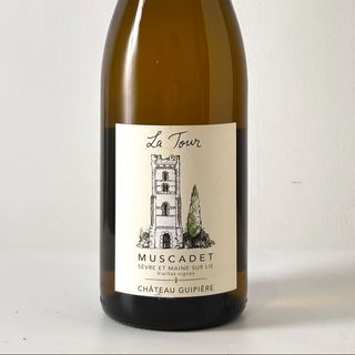 NEW! Muscadet de Sevre et Maine Sur Lie LA TOUR By Domaine La Guiptière Melon de Bourgogne Old vines Structured Mineral Saline Atlantic Style Low-Intervention White Wine From Pays Nantais France