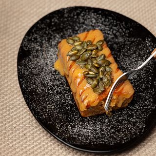 Brownie de Abóbora e Miso