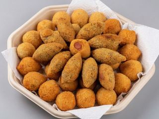 Kit 80 salgados sabores variados para festa