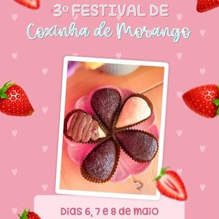 Coxinha de Morango Casadinho