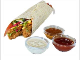 Pizza turco crispy frango wrap