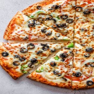 Pizza com carne moida