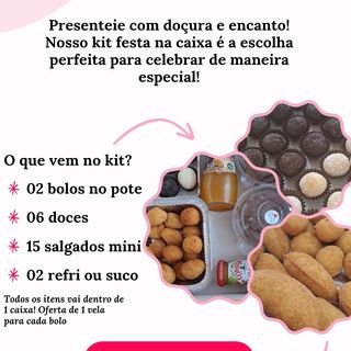 Mini kit festa Celebrar L( oferta de vela) foto  ilustrativa 