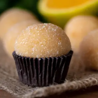 Brigadeiro de laranja