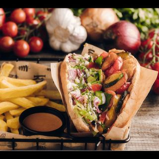 Döner kebab falafel vegetarian