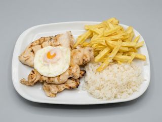 Bitoque de frango grelhado