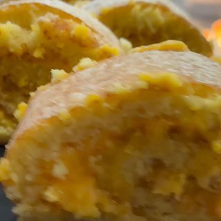 Torta com doce de ovo