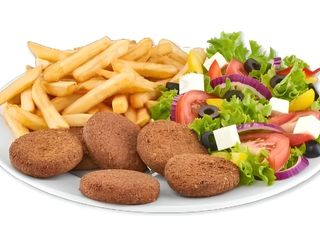 Falafel no Prato Menu