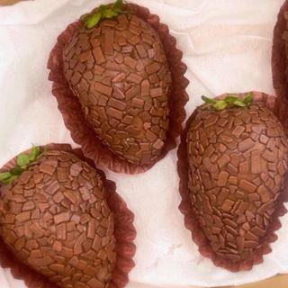 Brigadeirão de morango