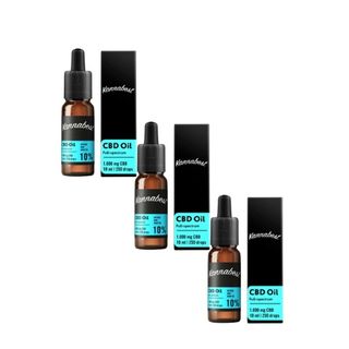 Óleo CBD Kannabest 10%, 10ml - 3 Unidades