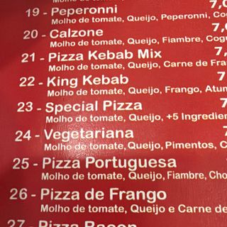 Pizza portugese