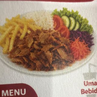 Prato kebab with rice