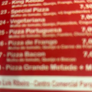 Pizza grande Metade metade