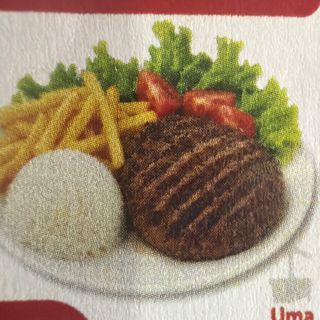 Hamburger prato kebab