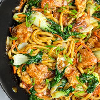 Pan fry noodles chicken(new)