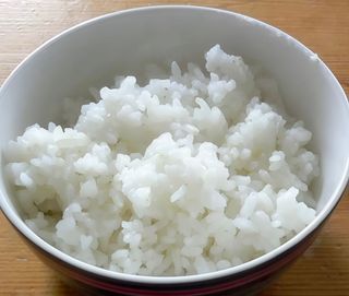 Steam jasmine rice 