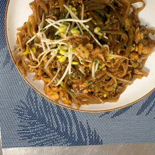 Thai king noodles calamari 