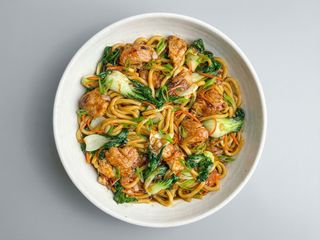 Pan fry noodles chicken(new)