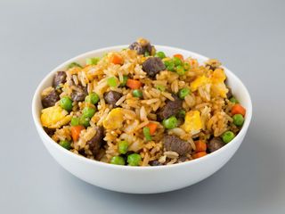 Fried rice beef 