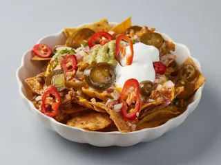 Smoked shrimp Nachos