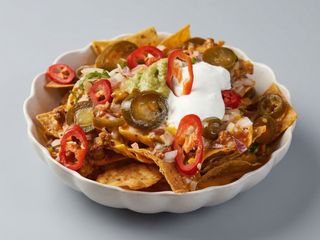 Smoked shrimp Nachos