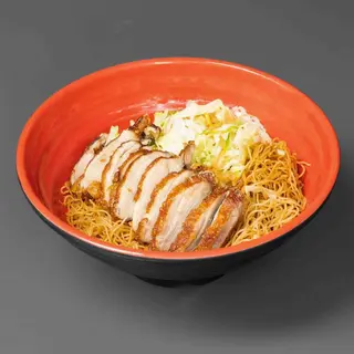 Massa de Arroz com Porco Crispy
