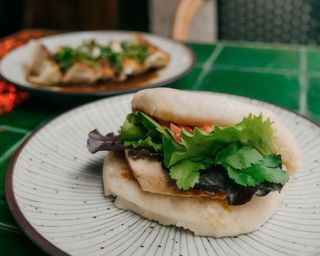 Gua Bao de Cogumelos