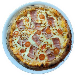 Pizza Bacon Média