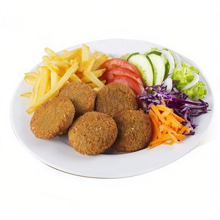 Falafel Prato Menu