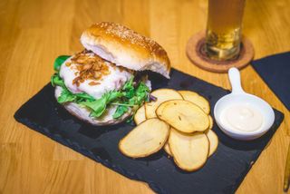 Hambúrguer de Grão de Bico