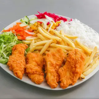 Crispy Chicken Plate / Peito do Frango Crocante Prato