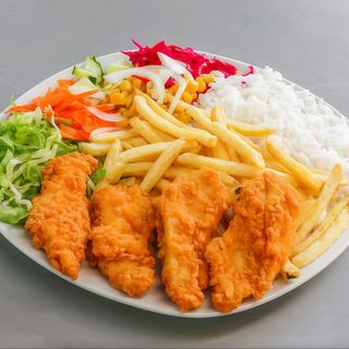 Crispy Chicken Plate / Peito do Frango Crocante Prato